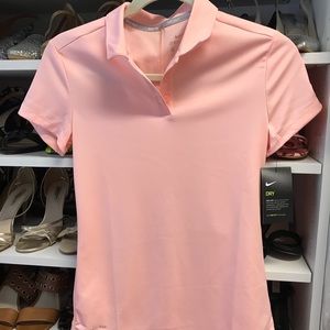 Nike women’s pink golf shirt